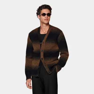 Suitsupply Brown Dégradé Cardigan