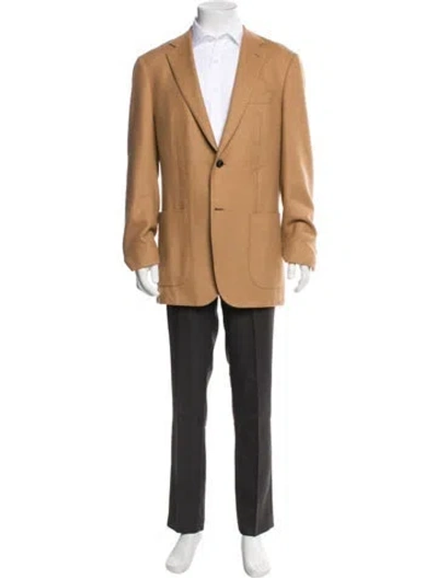 Pre-owned Suitsupply Camel Hair Overcoat In Neutral