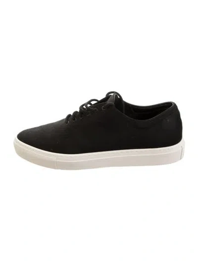 Pre-owned Suitsupply Canvas Sneakers In Black