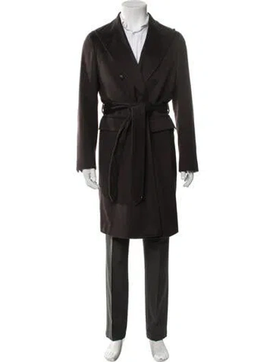 Pre-owned Suitsupply Cashmere Coat In Brown