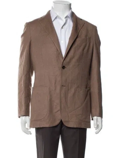 Pre-owned Suitsupply Cashmere Jacket In Brown