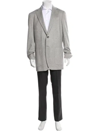 Pre-owned Suitsupply Cashmere Overcoat In Gray