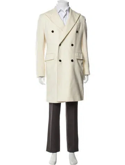 Pre-owned Suitsupply Cashmere Trench Coat In Neutrals