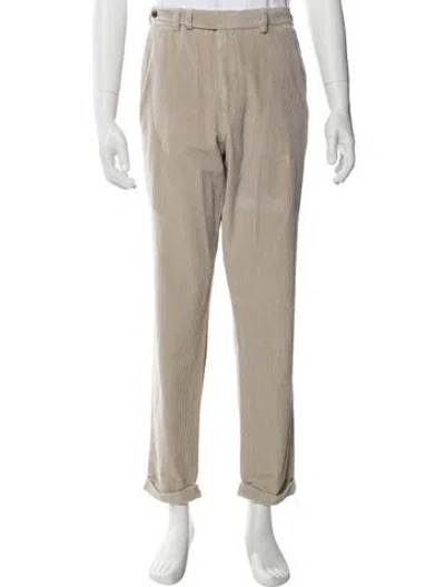 Pre-owned Suitsupply Corduroy Pants In Neutral