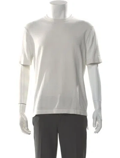 Pre-owned Suitsupply Crew Neck Long Sleeve T-shirt In Gray