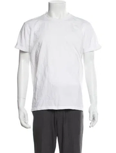Pre-owned Suitsupply Crew Neck Short Sleeve T-shirt In Neutral