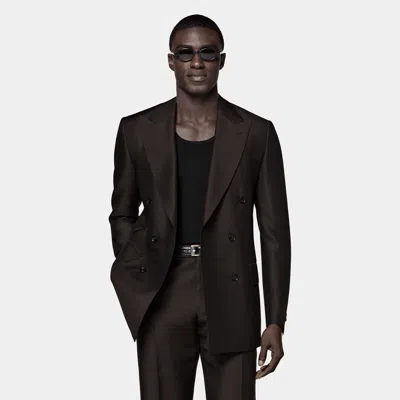 Suitsupply Dark Brown Tailored Fit Milano Suit