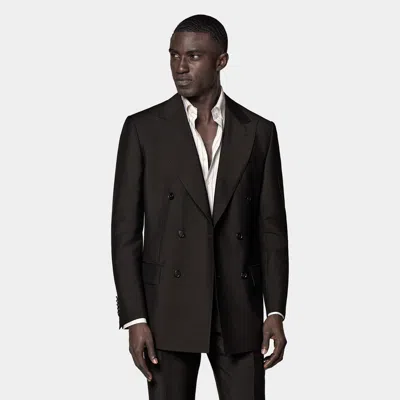 Suitsupply Dark Brown Tailored Fit Milano Suit