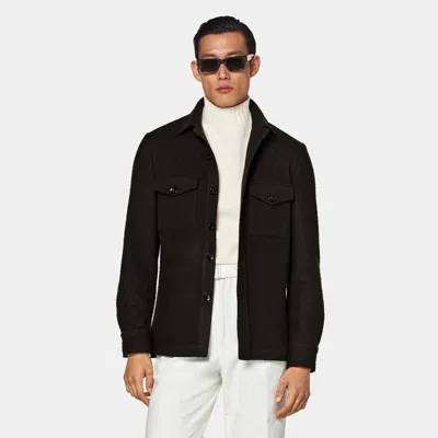 Suitsupply Dark Brown William Shirt-jacket