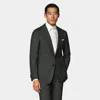 Suitsupply Dark Green Perennial Tailored Fit Havana Suit