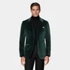 Suitsupply Dark Green Tailored Fit Havana Dinner Jacket
