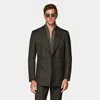 Suitsupply Dark Green Tailored Fit Milano Suit In Green