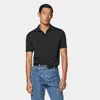 Suitsupply Dark Grey Buttonless Polo