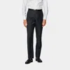 Suitsupply Dark Grey Perennial Straight Leg Suit Trousers In Gray