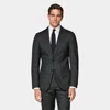 Suitsupply Dark Grey Perennial Tailored Fit Havana Suit In Gray