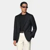 Suitsupply Dark Grey Tailored Fit Havana Suit Jacket