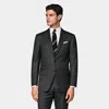 Suitsupply Dark Grey Tailored Fit Milano Suit In Gray