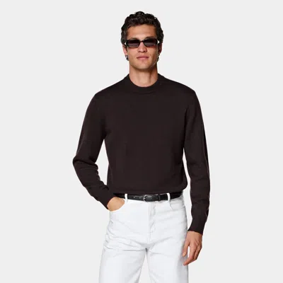 Suitsupply Dark Purple Crewneck
