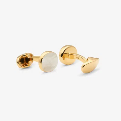 Suitsupply Gold Round Cufflinks