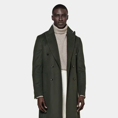 Suitsupply Green Overcoat