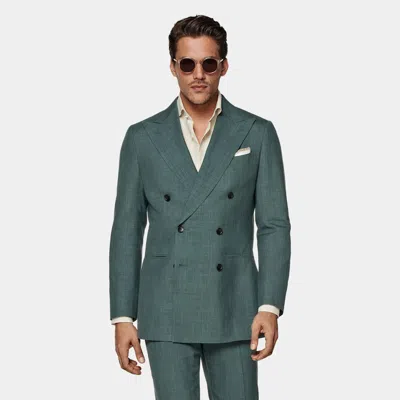 Suitsupply Green Tailored Fit Havana Suit