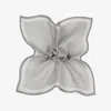 Suitsupply Grey Houndstooth Pocket Square
