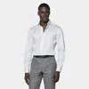 Suitsupply Grey Striped Twill Tailored Fit Shirt