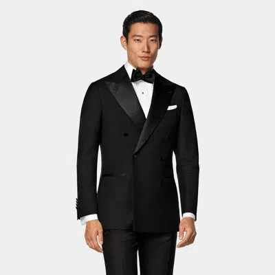 Suitsupply Havana Dinner Jacket Schwarz Tailored Fit In Multi