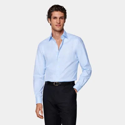 Suitsupply Light Blue Classic Collar Shirt
