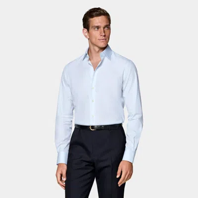 Suitsupply Light Blue Classic Collar Shirt