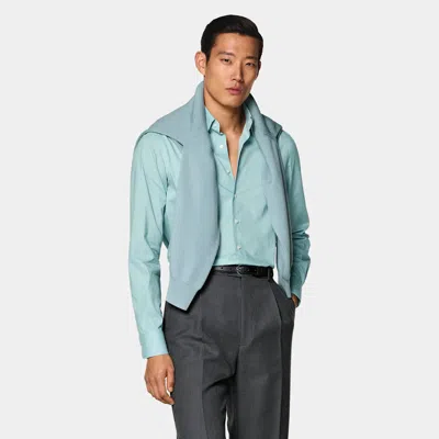 Suitsupply Light Blue Cotton Shirt