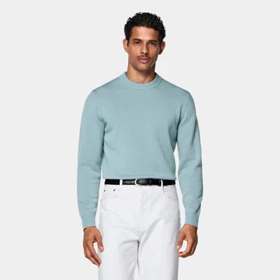 Suitsupply Light Blue Crewneck