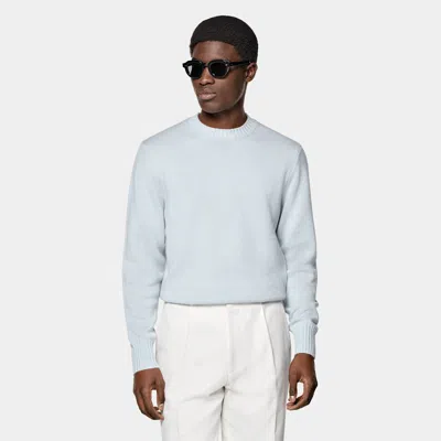 Suitsupply Light Blue Crewneck