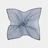 Suitsupply Light Blue Graphic Pocket Square