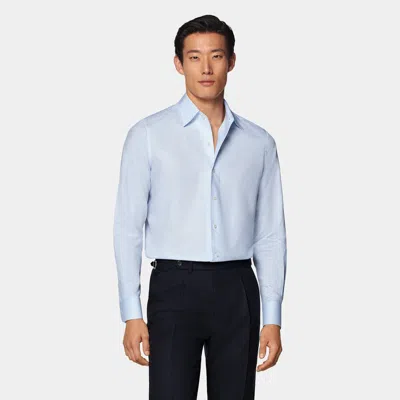 SUITSUPPLY LIGHT BLUE CLASSIC COLLAR SHIRT