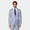 Suitsupply Light Blue Perennial Tailored Fit Havana Suit