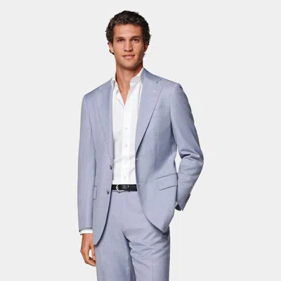 Suitsupply Light Blue Perennial Tailored Fit Havana Suit