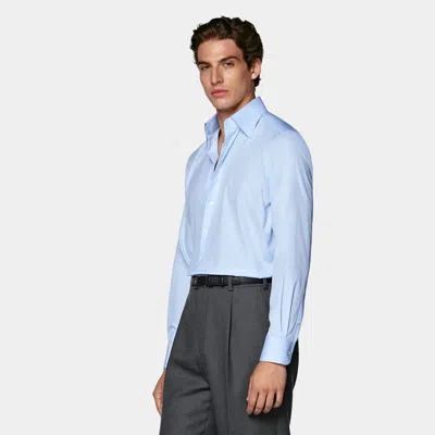 Suitsupply Light Blue Point Collar Shirt