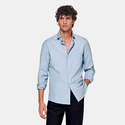 Suitsupply Light Blue Slim Fit Shirt