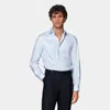 Suitsupply Light Blue Twill Extra Slim Fit Shirt