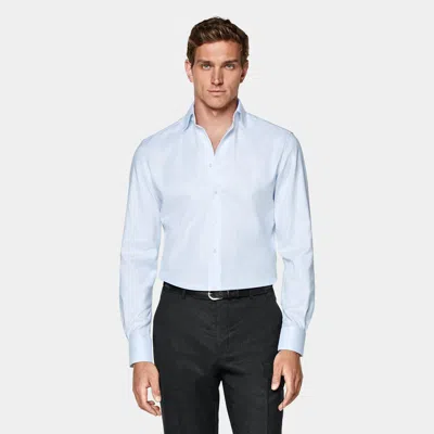 Suitsupply Light Blue Tailored Fit Shirt