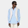 Suitsupply Light Blue Striped Tailored Fit Shirt