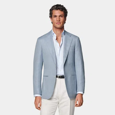 Suitsupply Light Blue Tailored Fit Havana Blazer