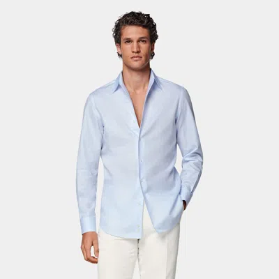 Suitsupply Light Blue Tailored Fit Shirt