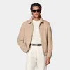 Suitsupply Light Brown Bomber Jacket