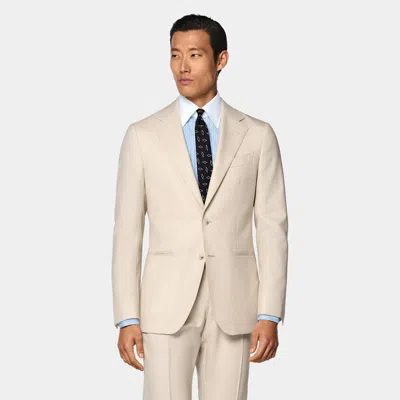 Suitsupply Light Brown Perennial Tailored Fit Havana Suit