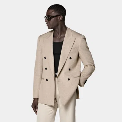 Suitsupply Light Brown Relaxed Fit Roma Blazer