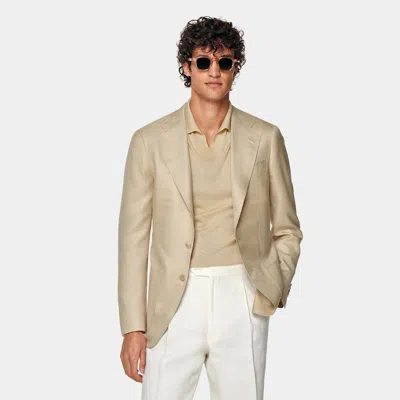 Suitsupply Light Brown Tailored Fit Havana Blazer