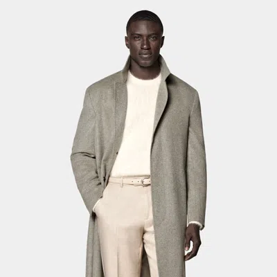 Suitsupply Light Green Overcoat