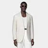 Suitsupply Light Grey Checked Relaxed Fit Roma Blazer